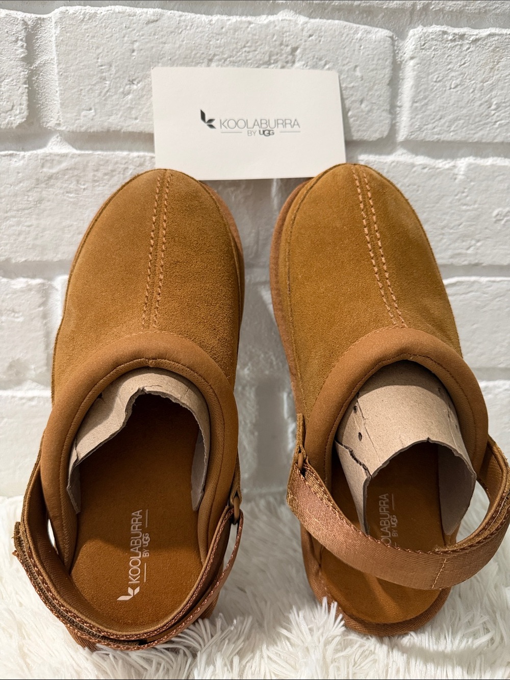 Koolaburra Chestnut Suede Slingback Clog